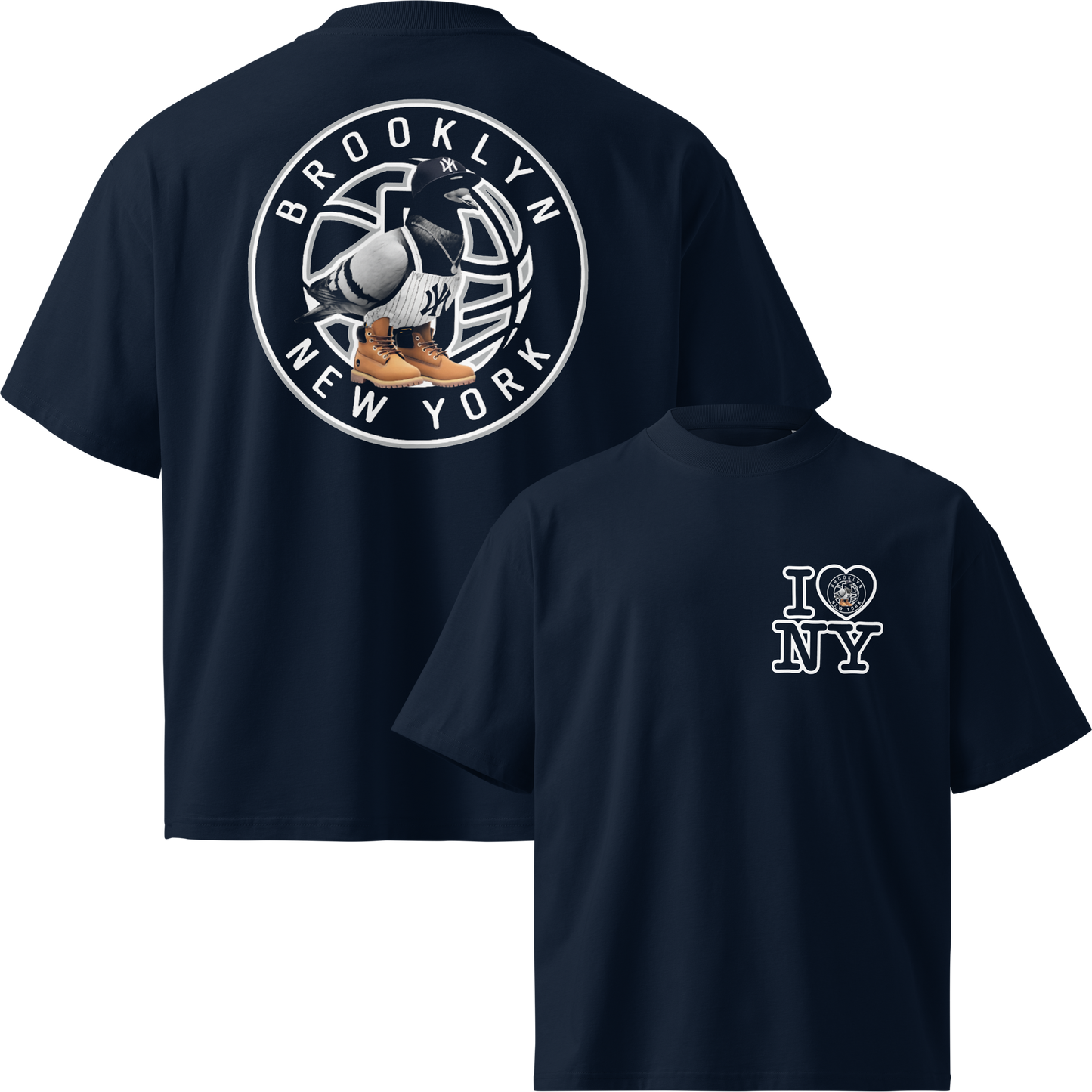 oversize NY nets T shirts
