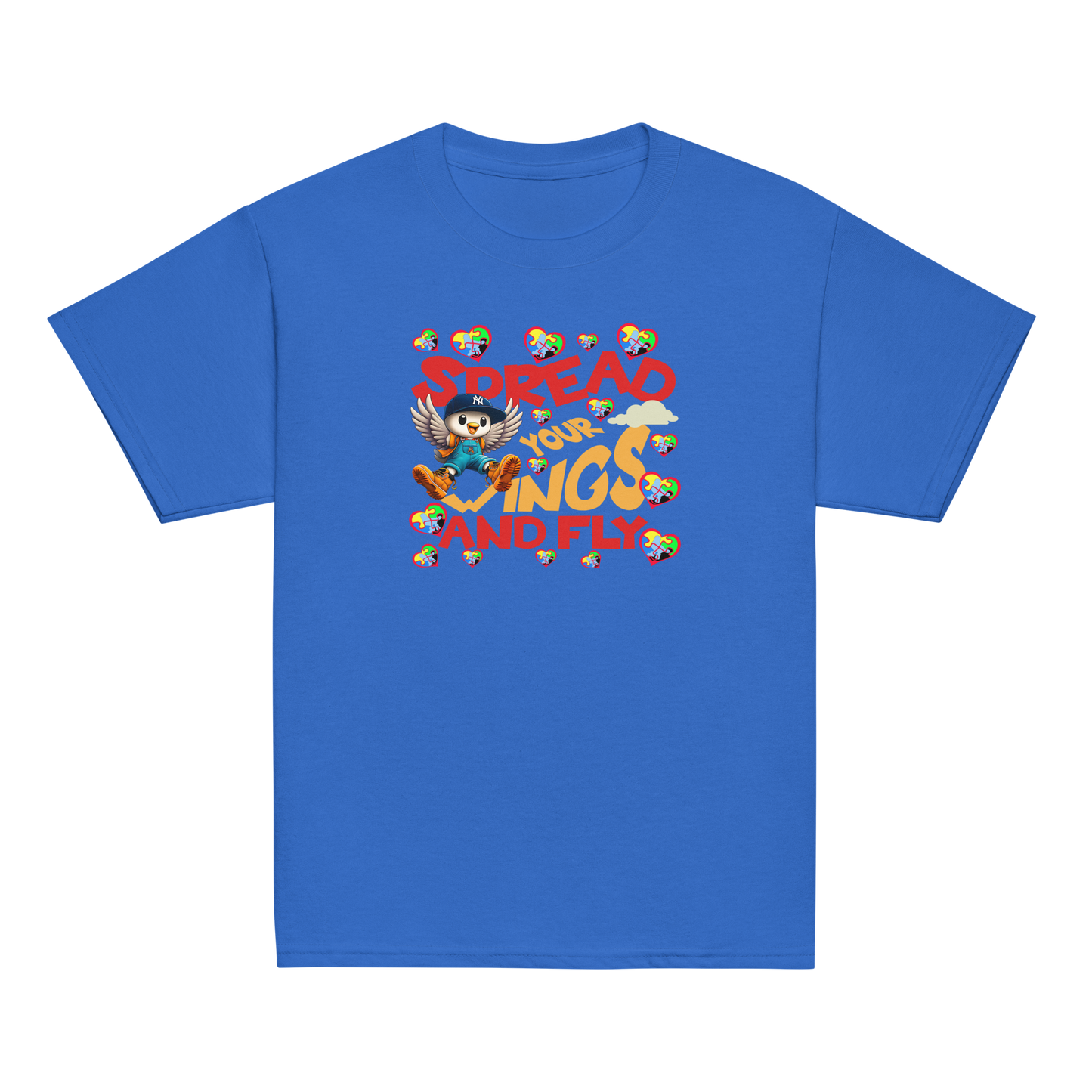 SPREAD YOUR WINGS: (Autism Support) T-Shirt