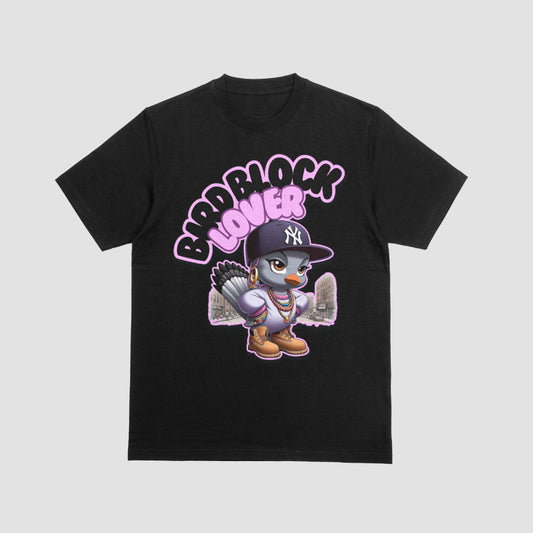 MY HEART OVERSIZE T SHIRTS BIRDI B CHARACTER (BIRD BLOCK LOVER )