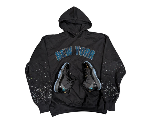 LOOK TO THE SKY Hoodie Blue
