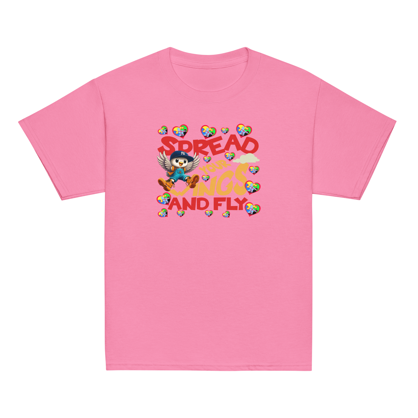 SPREAD YOUR WINGS: (Autism Support) T-Shirt