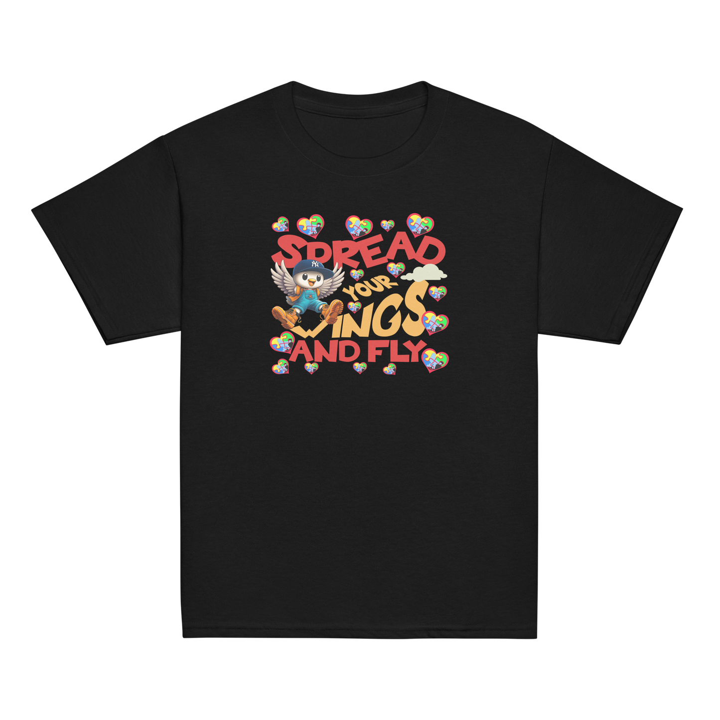 SPREAD YOUR WINGS: (Autism Support) T-Shirt