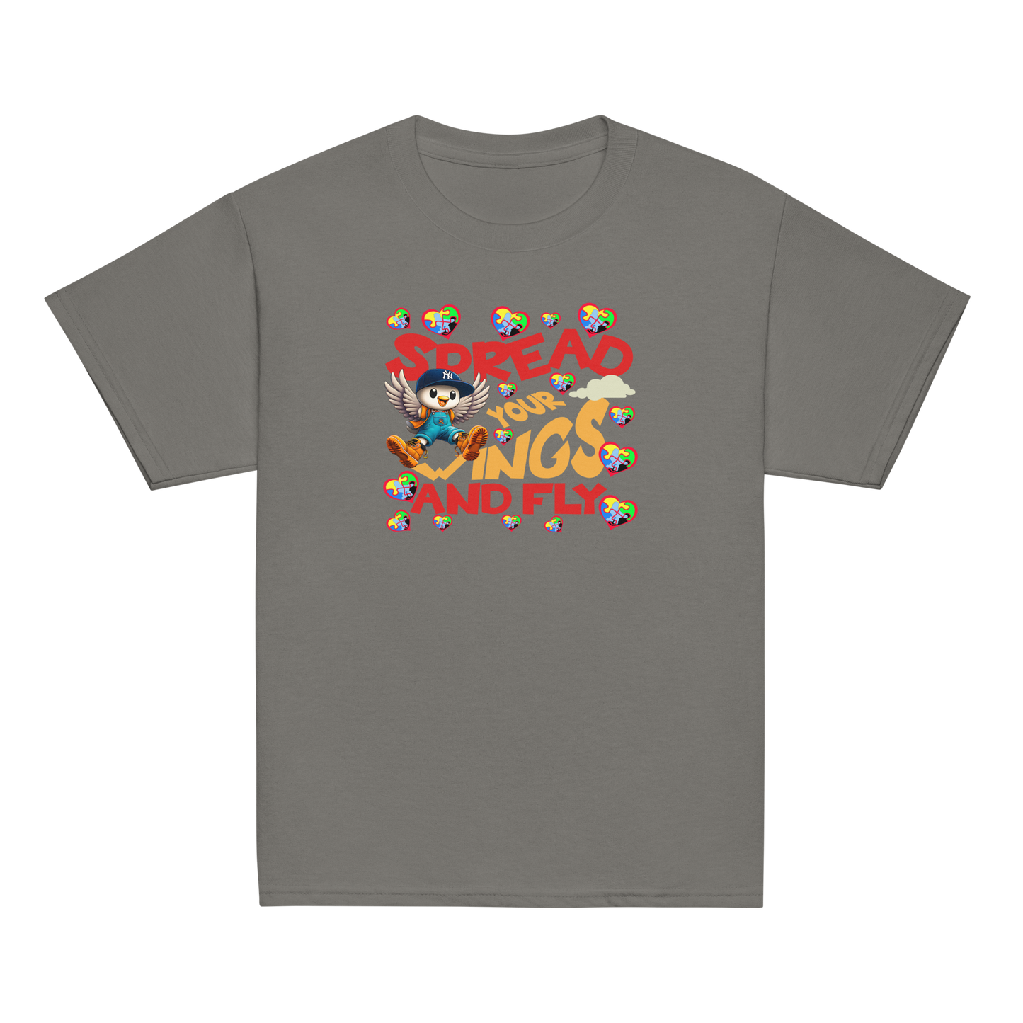 SPREAD YOUR WINGS: (Autism Support) T-Shirt
