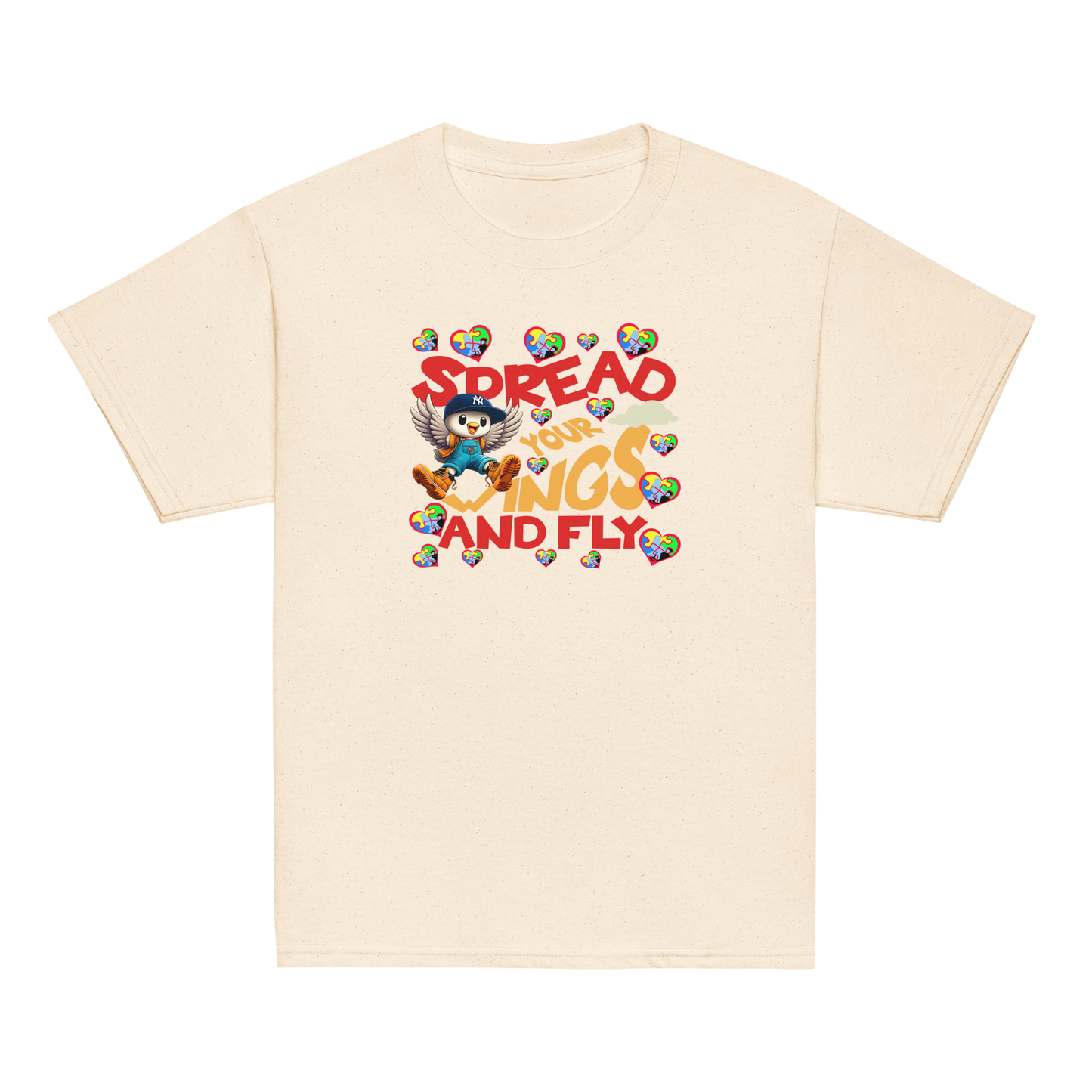 SPREAD YOUR WINGS: (Autism Support) T-Shirt