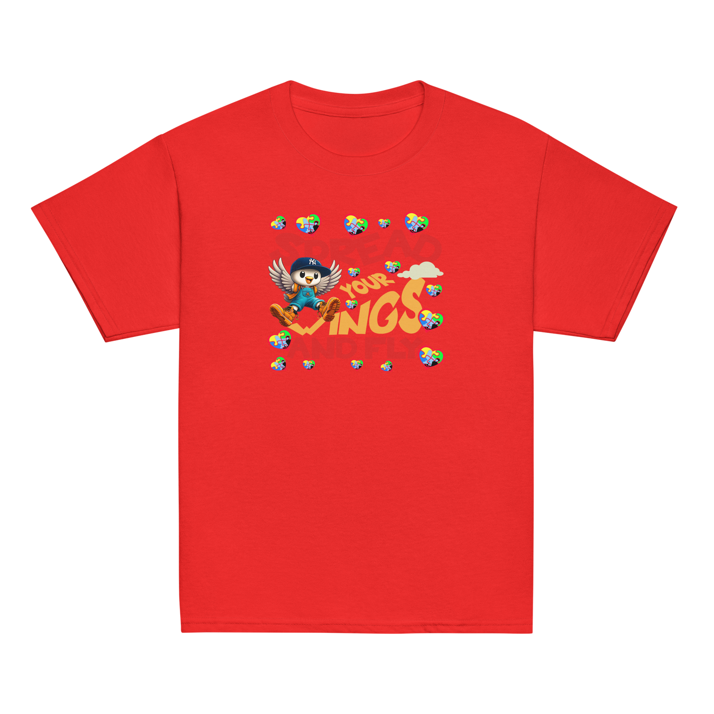 SPREAD YOUR WINGS: (Autism Support) T-Shirt