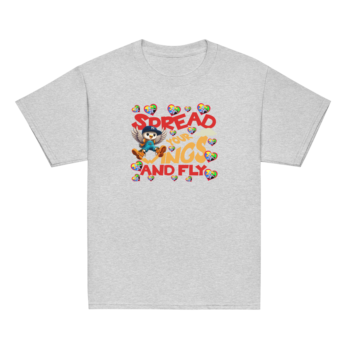SPREAD YOUR WINGS: (Autism Support) T-Shirt
