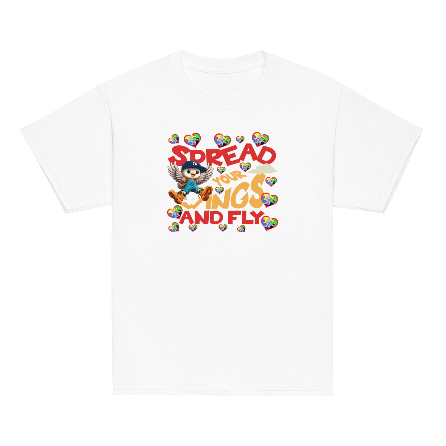 SPREAD YOUR WINGS: (Autism Support) T-Shirt